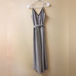 H&M V-neck Satin Jumpsuit Size XS